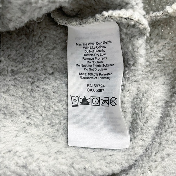 Columbia Knit Fleece Jacket Darling Days Women’s MEDIUM Light Gray - Picture 10 of 10